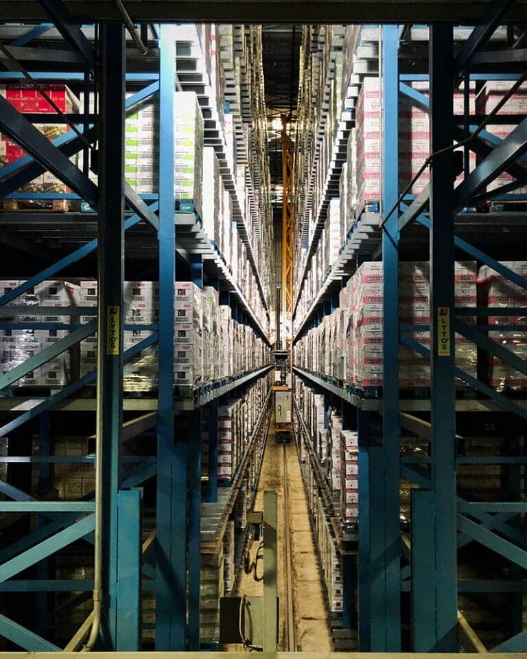 a well organized warehouse